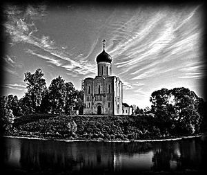 Храм Покрова на Нерли - картинки для гравировки